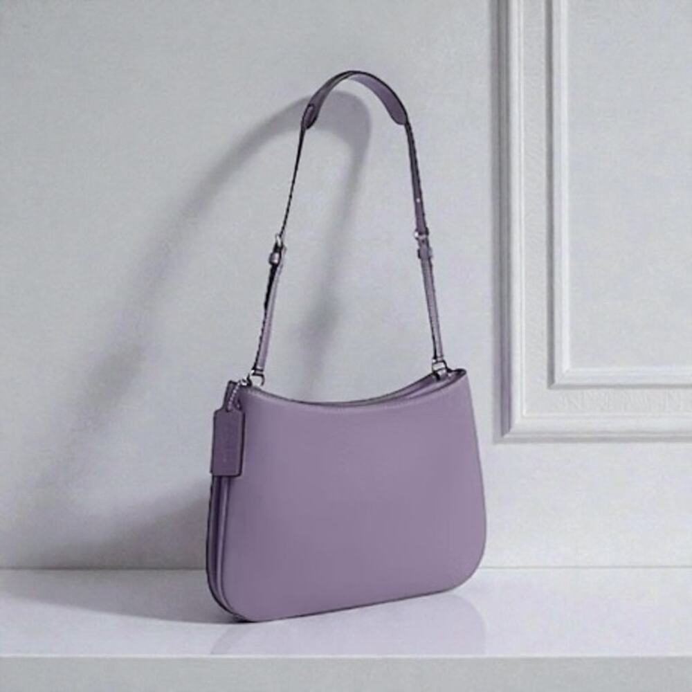 Coach Penelope Shoulder Bag Leather Purse in Light Violet CP101 - Picture 2 of 4